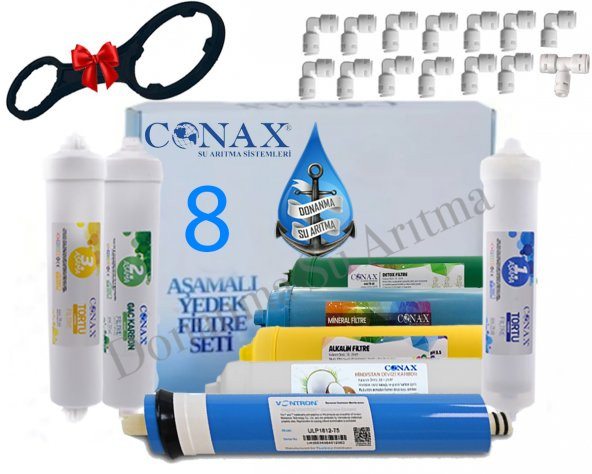 Conax Kapalı Kasa 8 Li Filtre Seti Vontron Membranlı