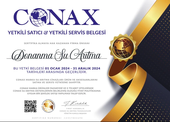 Conax Kapalı Kasa 8 Li Filtre Seti Orjinal Vontron Membranlı - 6