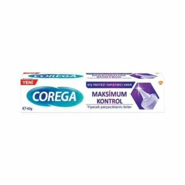 Corega Maksimum Kontrol Protez Yapıştırıcı Krem 40 gr