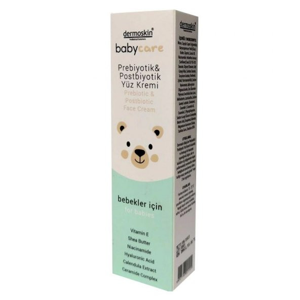 Dermoskin BabyCare Prebiyotik ve Postbiyotik Yüz Kremi 50 ml