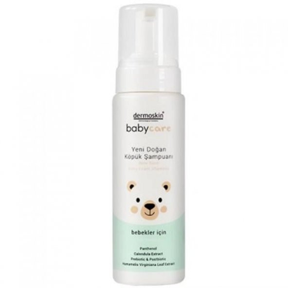 Dermoskin Babycare Yenidoğan Köpük Şampuanı 200 ml