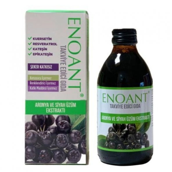 Enoant Aronya ve Siyah Üzüm Ekstraktı 250 ml