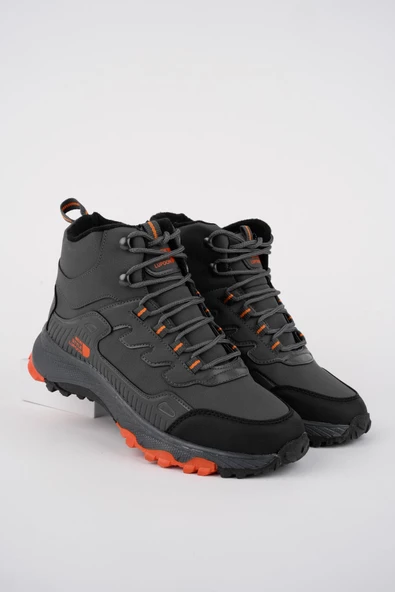 Muggo Alaska Unisex Garantili Trekking Outdoor Bağcıklı Yandan Fermuarlı Kışlık Bot - 8