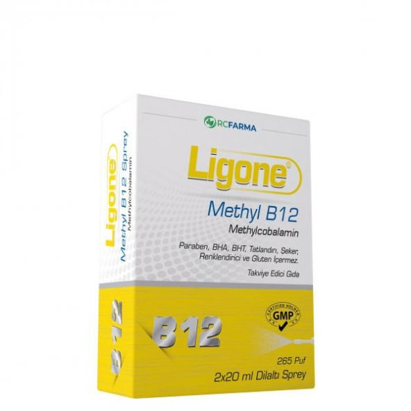Ligone Methyl B12 Dilaltı Sprey 2 x 20 ml