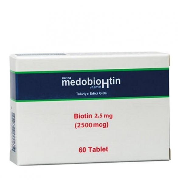 Medobiohtin Biotin 2,5 mg 60 Tablet