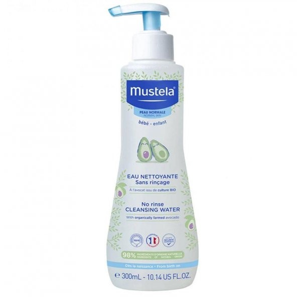 Mustela PhysiObebe No Rinse Cleansing Water Durulama Gerektirmeyen Temizleyici Sıvı 300 ml