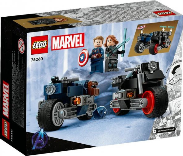 LEGO Super Heroes 76260 Black Widow & Captain America Motorcycles - 2