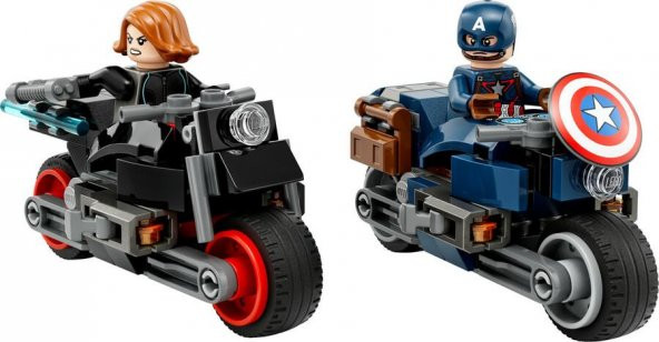 LEGO Super Heroes 76260 Black Widow & Captain America Motorcycles - 3