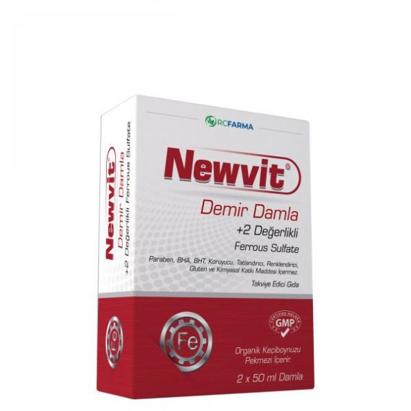 Newvit Demir Damla 2x50ml - 1