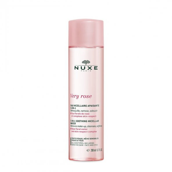 Nuxe Very Rose Eau Micellaire 3 in 1 Nemlendirici Temizleme Suyu 200 ml