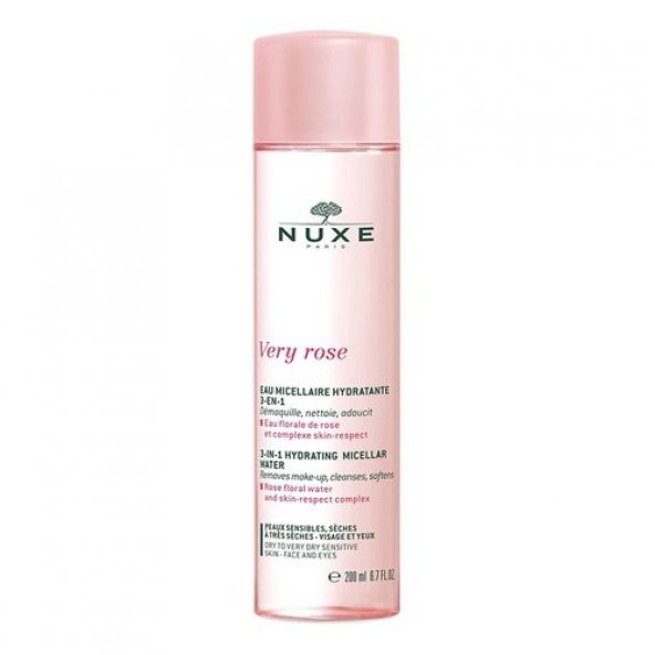 Nuxe Very Rose Eau Micellaire 3 in Makyaj Temizleme Suyu 200 ml