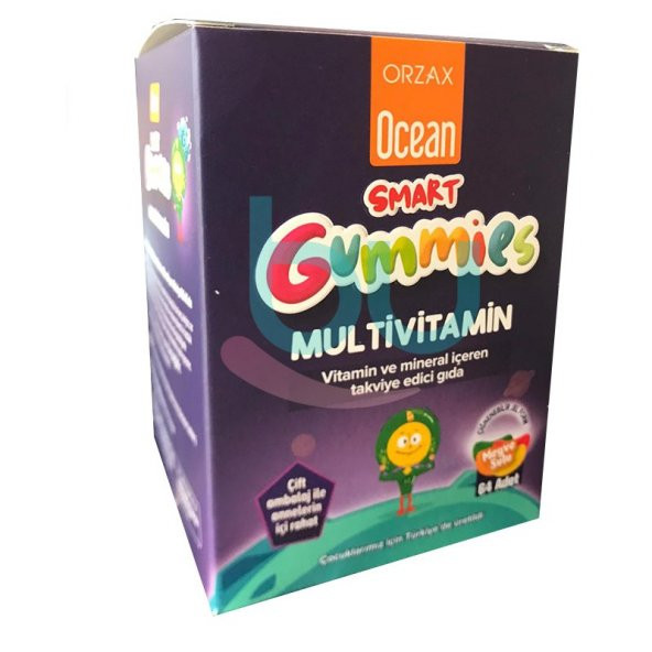 Ocean Smart Gummies Multivitamin 64 adet Çiğneme Tableti