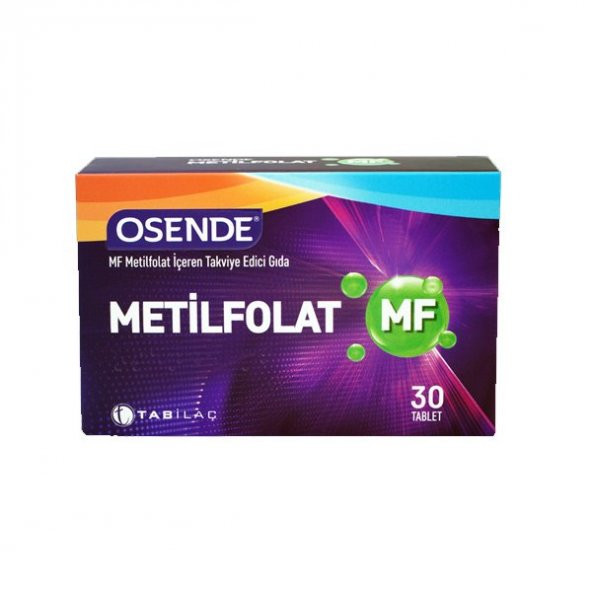 Osende Mf Metilfolat 30 Tablet ürün görseli 1