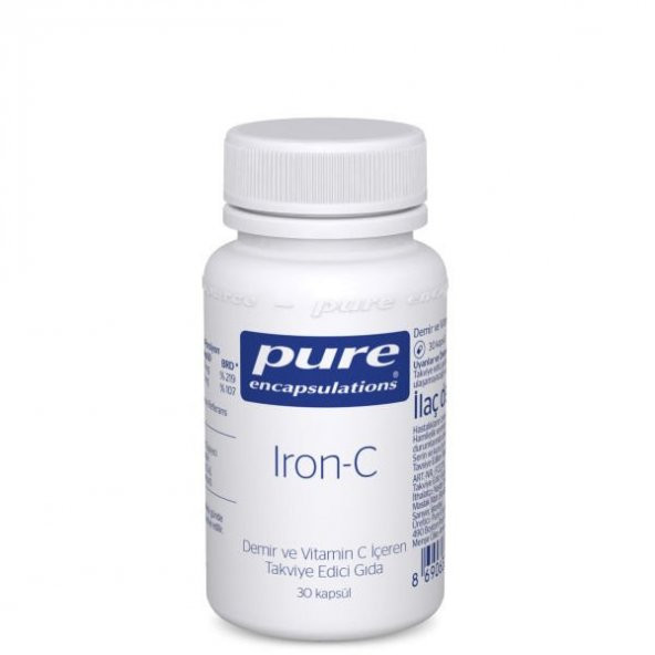 Pure Iron-C 30 Kapsül