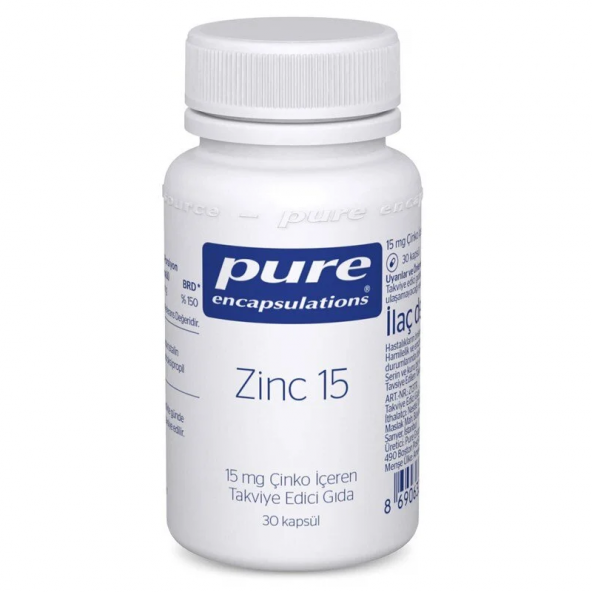 Pure Zinc 15 Mg 30 Kapsül