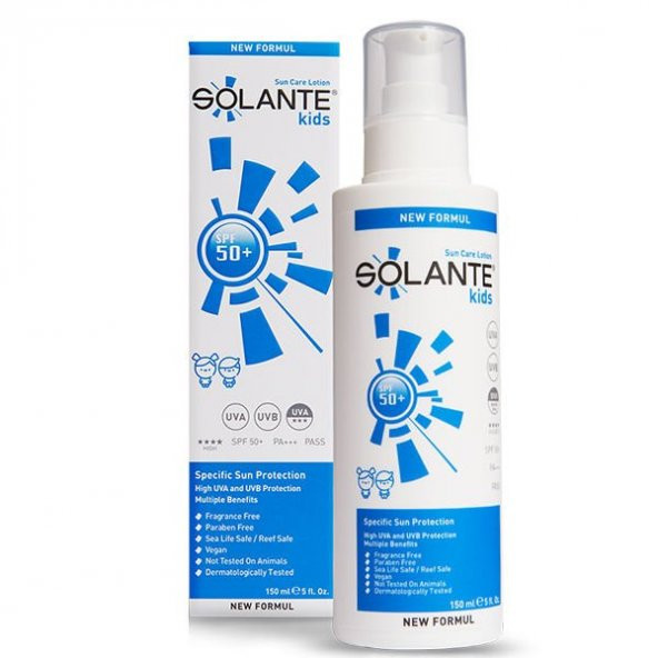 Solante Kids SPF50+ Güneş Koruma Losyonu 150 ml