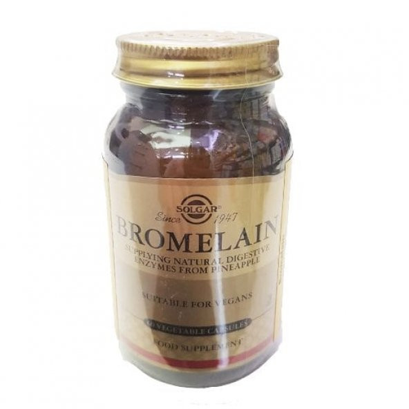 Solgar Bromelain 150 mg 60 Kapsül