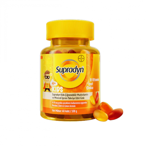 Supradyn Kids Multivitamin ve Mineral 60 Tablet