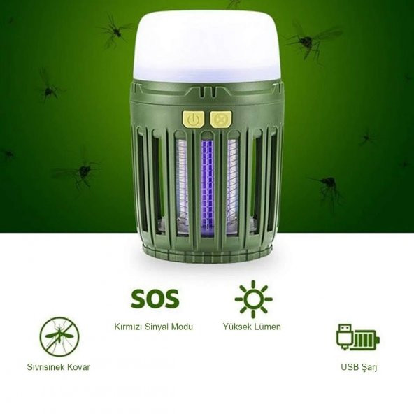 Naturehike Multi-Fonksiyonel Sivrisinek Kovucu Kamp Lambası - 2