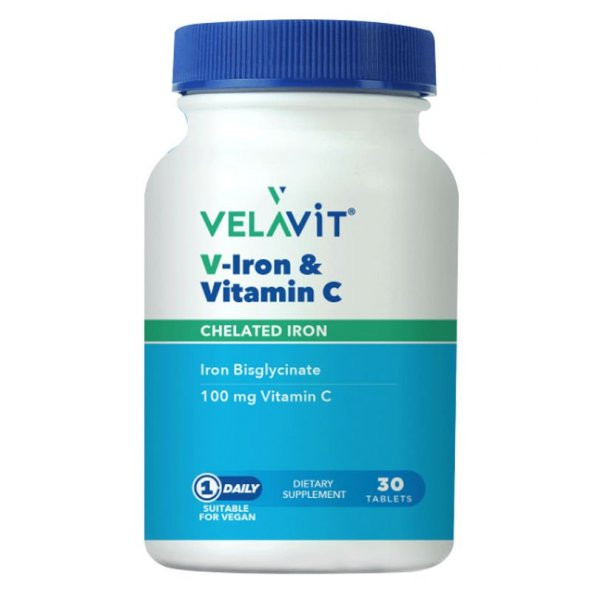 Velavit V Iron Vitamin C 30 Tablet