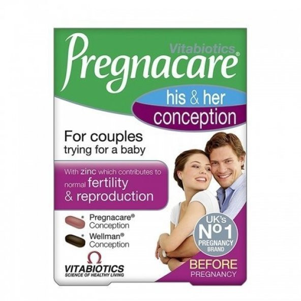 Vitabiotics Pregnacare Him And Her Conception Tablet 60
