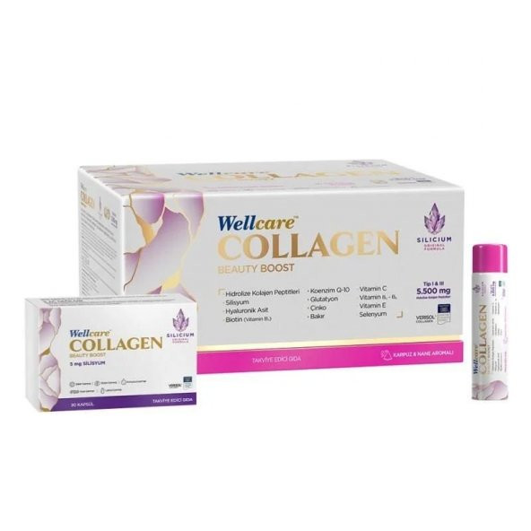 Wellcare Collagen Beauty Plus Karpuz- Nane  Aromalı 5.500 30 Tüp