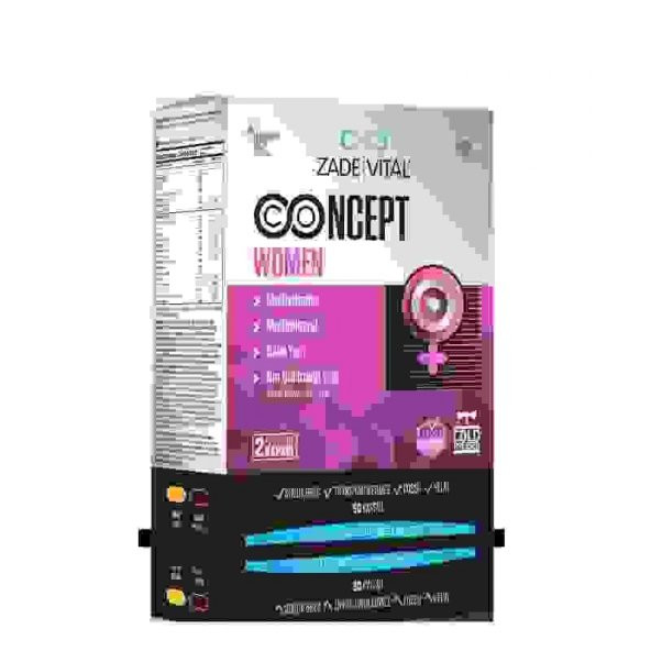 Zade Vital Concept Women Kapsül 60lı