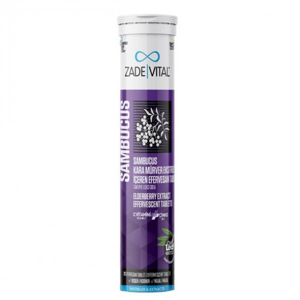 Zade Vital Sambucus Efervesan Tablet
