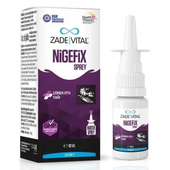 Zade Vital Nigefix Çörek Otu Yağı İçeren Sprey 10 ml