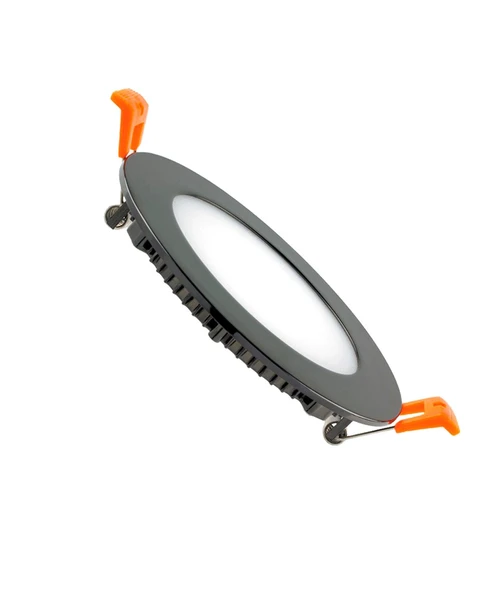 15W Sıva Altı Yuvarlak Siyah Led Panel Beyaz Işık ürün görseli