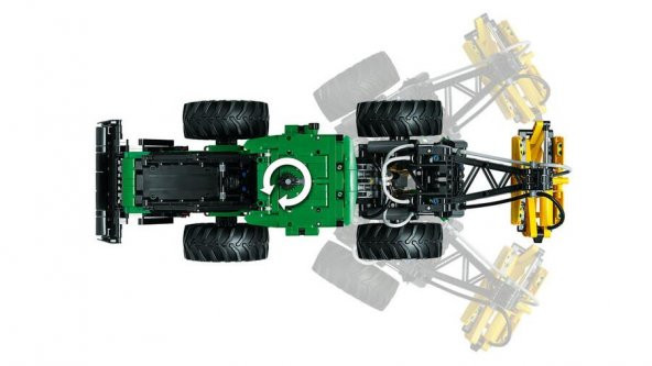 LEGO Technic 42157 John Deere 948L-II Skidder - Resim 5