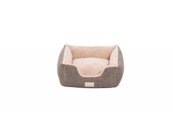 Pet Comfort Echo  Kahve-Bej Kedi ve Köpek Yatağı S 60x50cm