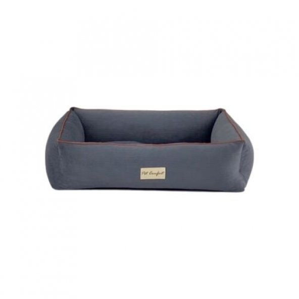 Pet Comfort Golf  Gri Kedi ve Köpek Yatağı S 75x60cm - 8