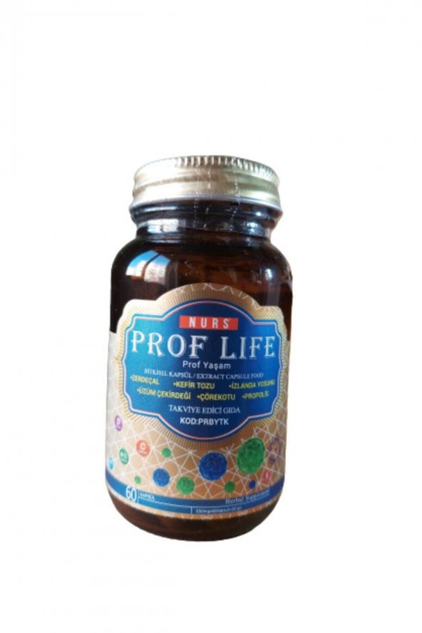 Prof Life Bitkisel Karışımlı Kapsül 60 Lı