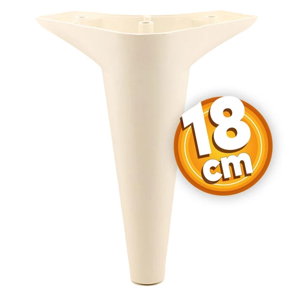 Aspen 6'lı Set Mobilya Tv Ünitesi Koltuk Kanepe Konsol Destek Ayağı Ayakları 18 Cm Krem M8 - Resim 7