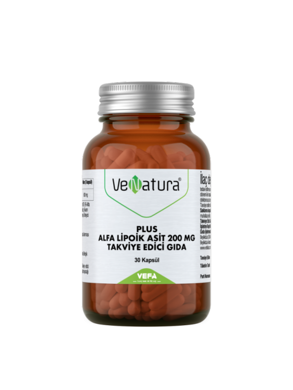 Venatura Plus Alfa Lipoik Asit 200 mg Takviye Edici Gıda 30 Kapsül