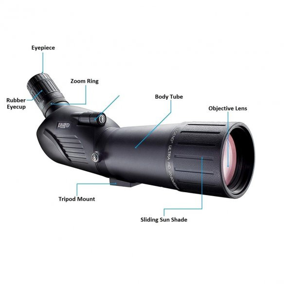 Bushnell 20-60x80 Legend Tek Gözlü Dürbün - 3