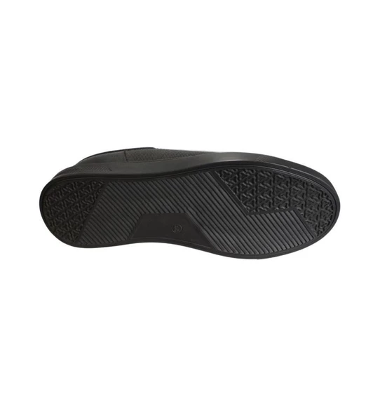 YAZKIŞ Erkek Siyah Cilt Hakiki Deri Bağcıklı  Günlük Ayakkabı - Resim 4