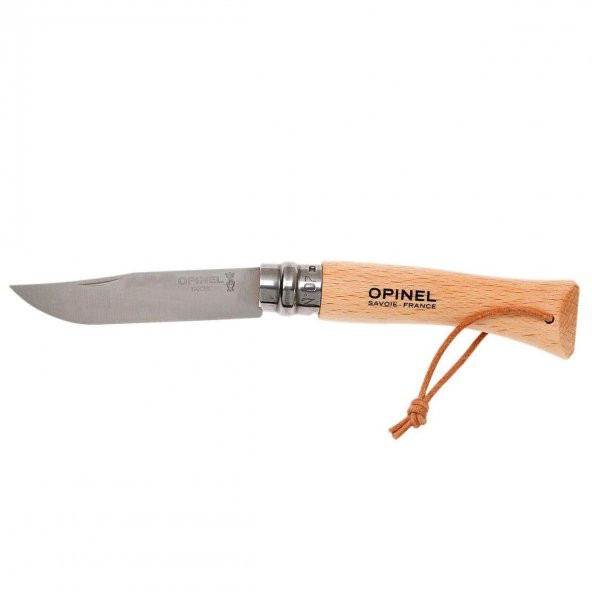 Opinel Inox No 7 Ahşap Deri Askılı Paslanmaz Çelik Çakı - 3