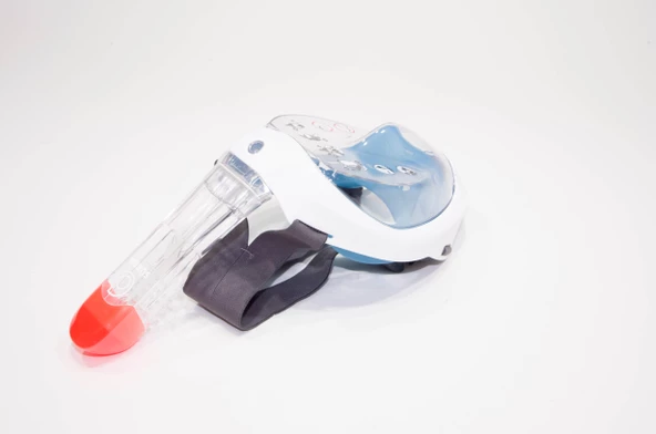 Subea Easybreath Yetişkin Su Altı Keşif Maskesi - Mavi Meridyendukkan Panoramik Görüş - Resim 7