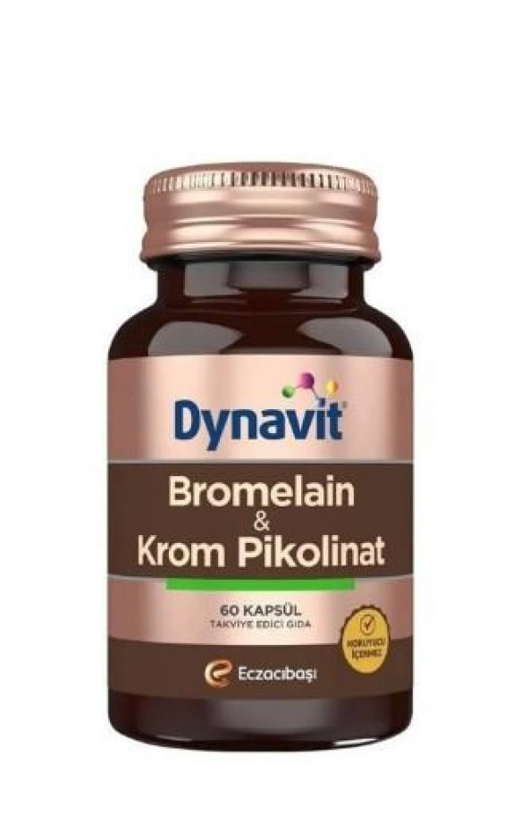 Dynavit Bromelain Krom Pikolinat 60 Kapsül