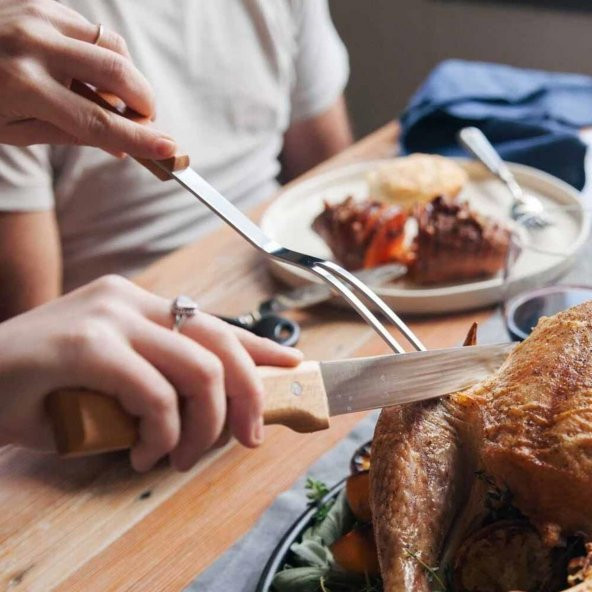 Opinel Parallele Carving No:120 Paslanmaz Çelik Mutfak Bıçağı - 5