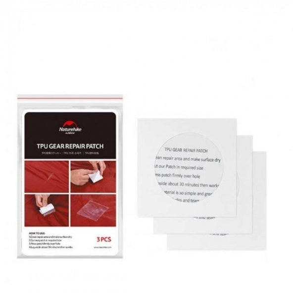 Naturehike TPU Gear Tamir Yaması Q-9B ( Çadır | Uyku Tulumu | Mat Tamir Yaması ) - 12