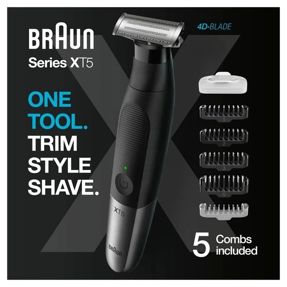 Braun Series XT5 - Sakal Düzeltici, Elektrikli Tıraş Makinesi - 3