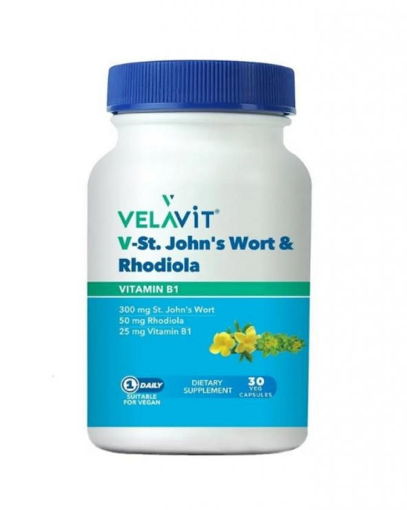 V-St Johns Wort & Rhodiola 30 Kapsül