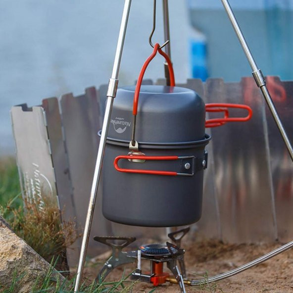 Naturehike 4IN1 Ultralight 2-3 Kişilik Kamp Yemek Pişirme Seti - 7