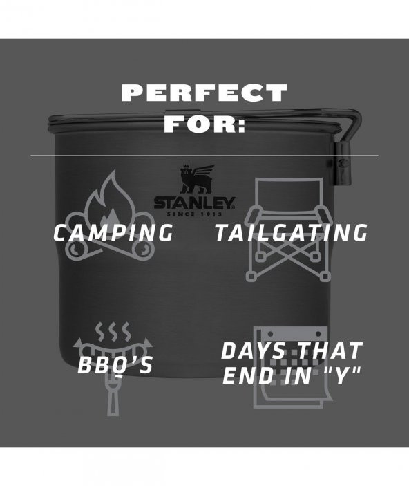 Stanley Adventure Paslanmaz Çelik İki Kişilik Pişirme Seti - 10