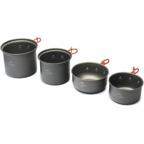 Naturehike 4IN1 Kamp Yemek Pişirme Seti - 7