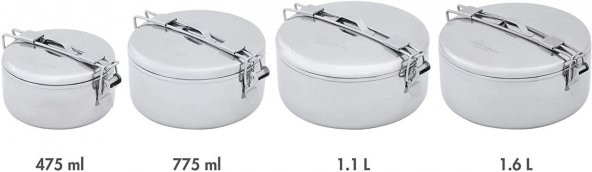 Msr Alpine StowAway Pot 1.1 LT (Tencere) Gümüş - 8