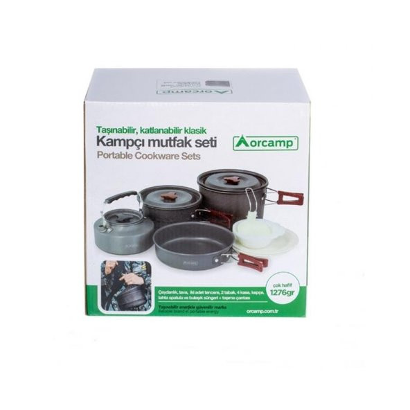Orcamp 4'lü Alüminyum Tencere Seti - 3